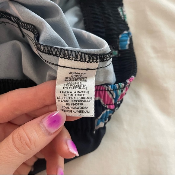 Chubbies Havana Nights Black Swim Trunks - Picture 6 of 9